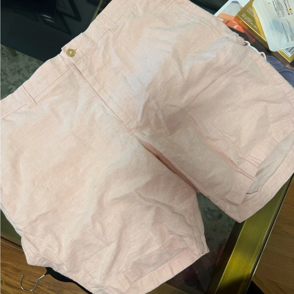 J. Crew Pale Pink Cotton Shorts